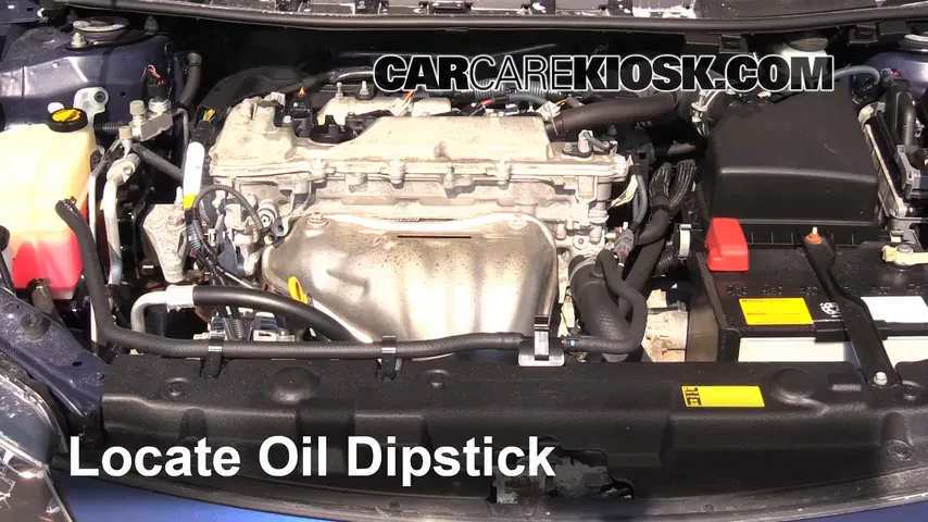 2012 Scion tC 2.5L 4 Cyl. Oil Check Oil Level